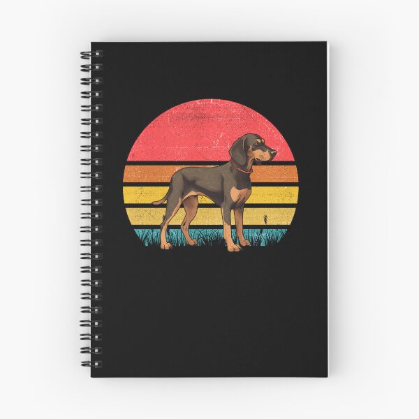 Artikelvorschau, Black and Tan Coonhound Vintage Retro Sunset entworfen und verkauft von rafaeltto.