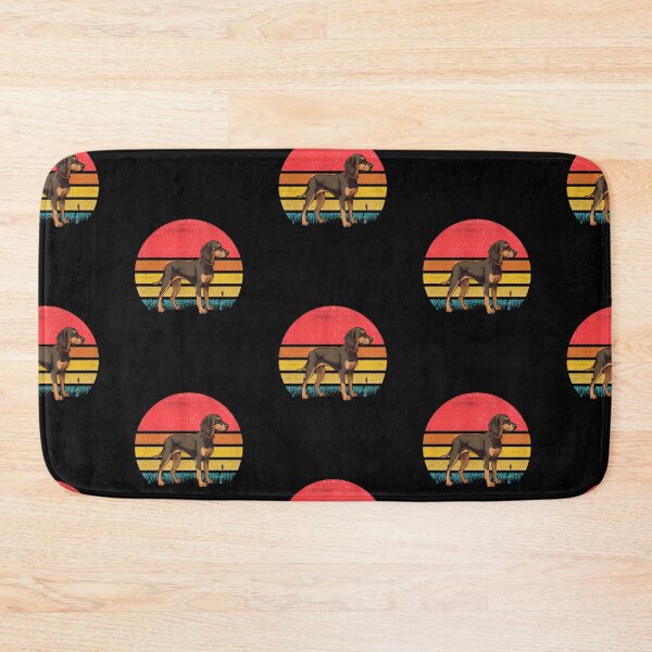 Item preview, Black and Tan Coonhound Vintage Retro Sunset designed and sold by rafaeltto.