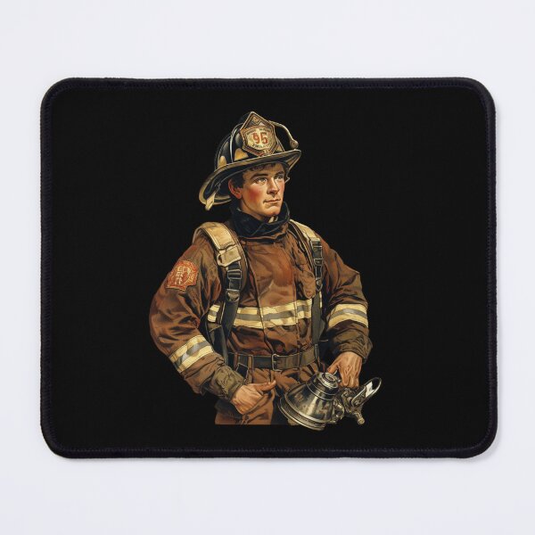 Item preview, Retro firefighter designed and sold by Mateusz Majcherek.