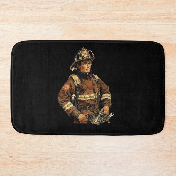 Item preview, Retro firefighter designed and sold by Mateusz Majcherek.