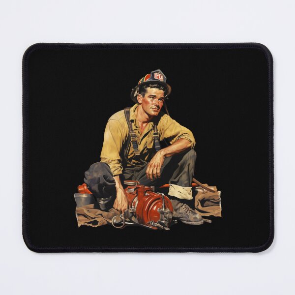 Item preview, Retro firefighter designed and sold by Mateusz Majcherek.