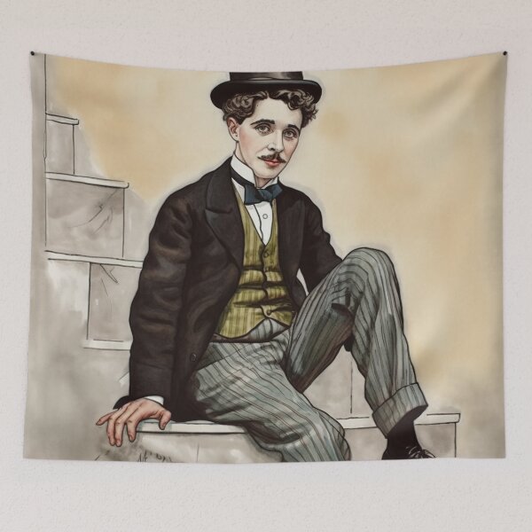 Item preview, Charlie Chaplin designed and sold by ComicsFactory.