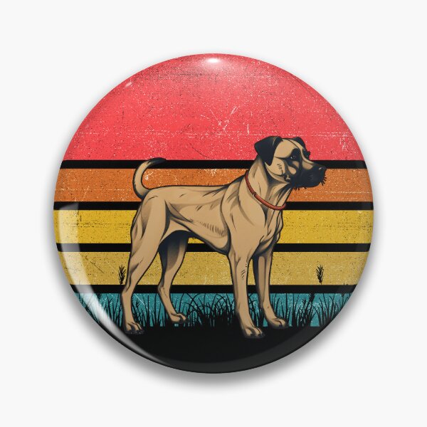 Item preview, Black Mouth Cur Vintage Retro Sunset designed and sold by rafaeltto.