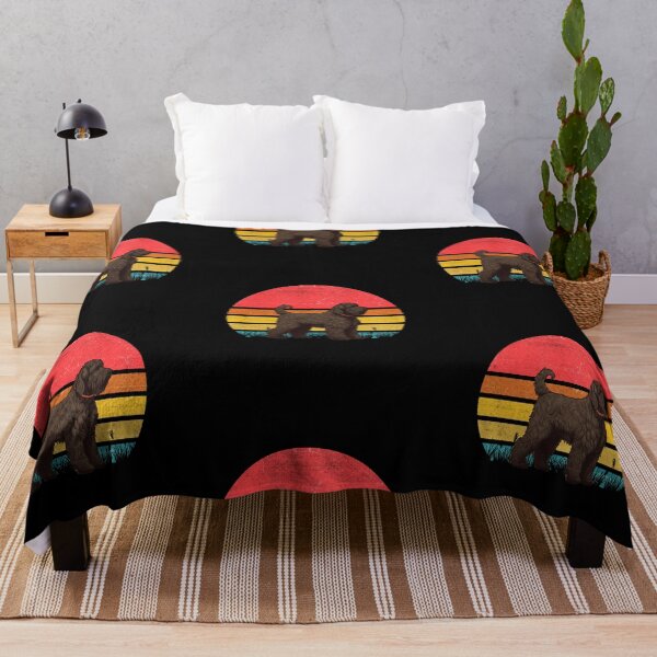 Item preview, Black Russian Terrier Vintage Retro Sunset designed and sold by rafaeltto.