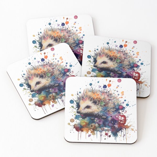Item preview, Nature's Whispers: A Colorful Animal Adventure - hedgehog designed and sold by MyDearWorld.