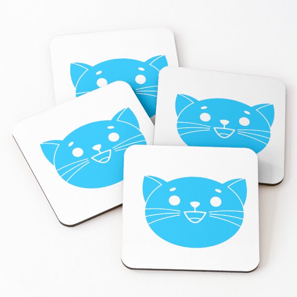 Item preview, blue cat face designed and sold by LEOEXPRESS.