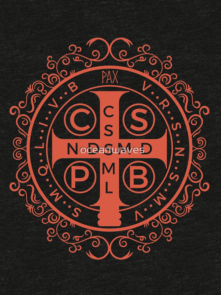 “The Medal of Saint Benedict” T-shirt by oceanwaves | Redbubble
