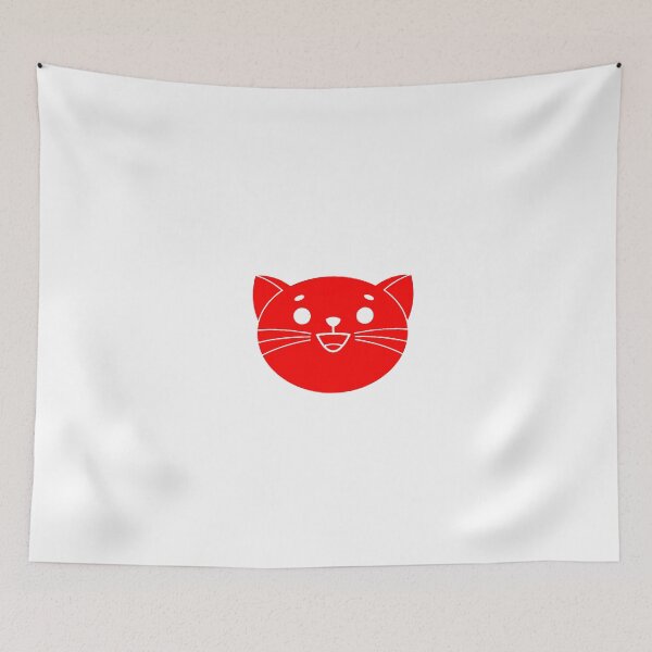 Item preview, red cat face designed and sold by LEOEXPRESS.