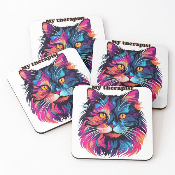 Item preview, My therapist ... Cat full color designed and sold by JonathanP514.