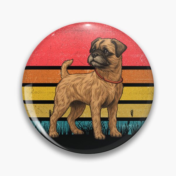 Item preview, Border Terrier Vintage Retro Sunset designed and sold by rafaeltto.