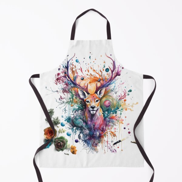 Item preview, Floral Harmony: Colorful Deer Art Collection designed and sold by MyDearWorld.