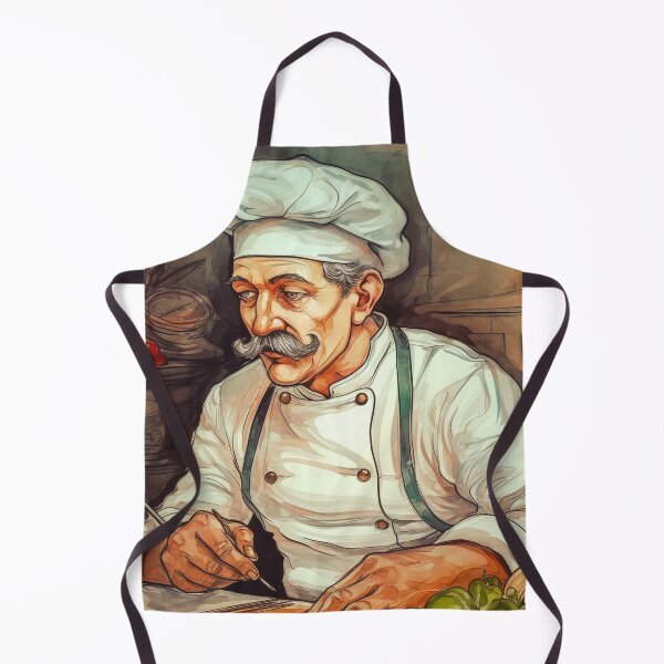 Item preview, Chef drawing designed and sold by ComicsFactory.