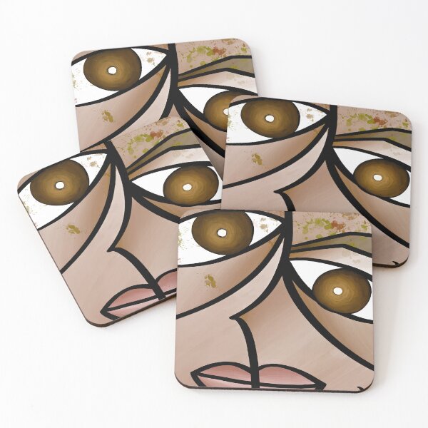 Item preview, abstract face funky art designed and sold by April Renee.
