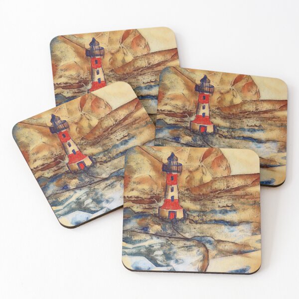Item preview, Lighthouse in the storm designed and sold by WiseArtyAnswers.