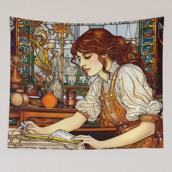 Item preview, Chemist drawing designed and sold by ComicsFactory.