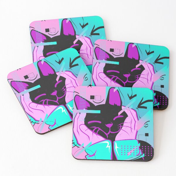 Item preview, gato negro fluppy designed and sold by MJSDesign.