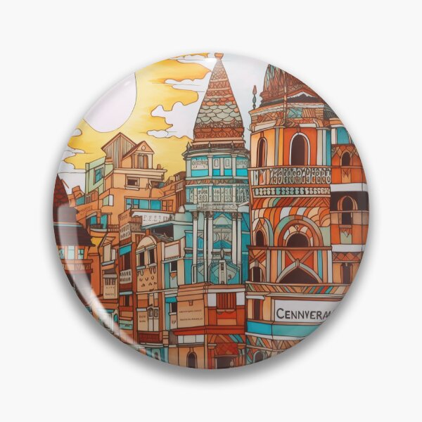 Item preview, Chennai city drawing designed and sold by ComicsFactory.