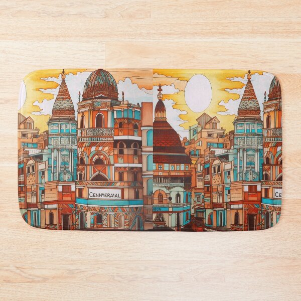 Item preview, Chennai city drawing designed and sold by ComicsFactory.