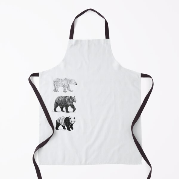 Item preview, Three Bears, Vertical Design (Polar Bear, Grizzly Bear, Panda) [Realistic Artwork] designed and sold by flypigart.