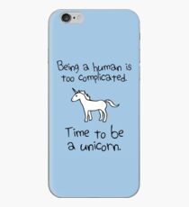 Time To Be A Unicorn iPhone Case