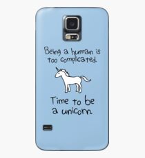 Funda/vinilo para Samsung Galaxy Tiempo para ser un unicornio