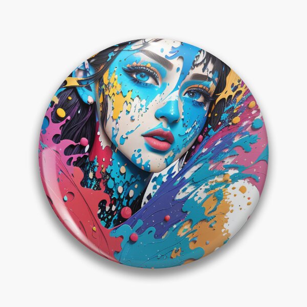 Item preview, A Colorful Girl that Radiates Joy designed and sold by Yakam.