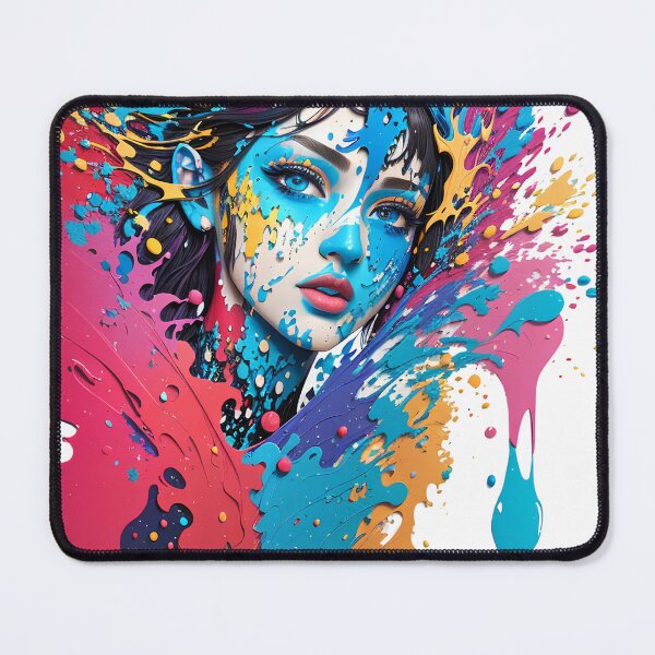 Item preview, A Colorful Girl that Radiates Joy designed and sold by Yakam.