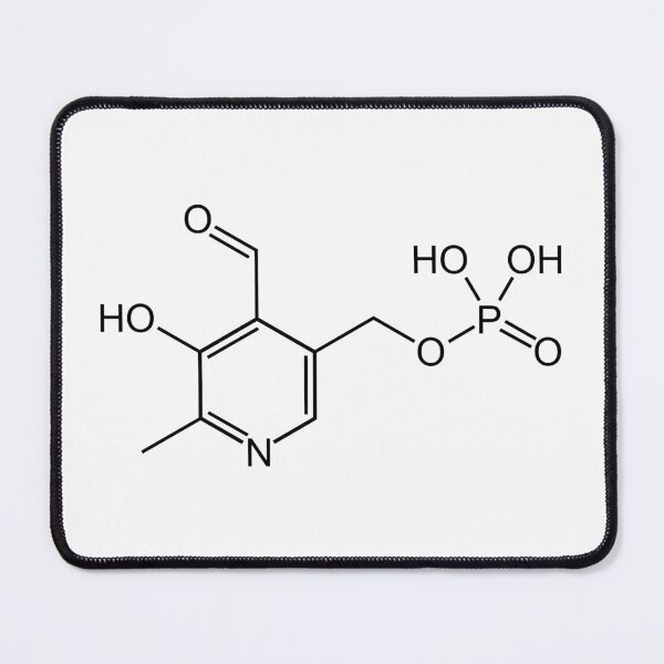 Item preview, Vitamin B6 Pyridoxal Phosphate C8H10NO6P Molecule designed and sold by Zeeph.