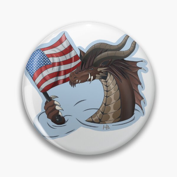 Item preview, Dragon kawaii flag stickers  designed and sold by Hiibo-o.
