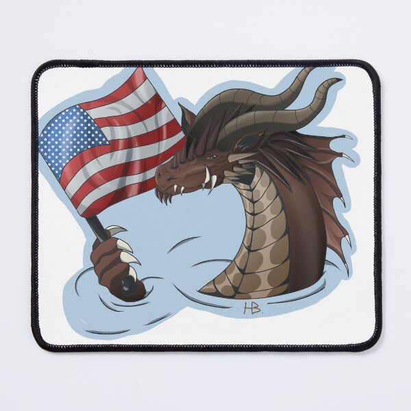 Item preview, Dragon kawaii flag stickers  designed and sold by Hiibo-o.