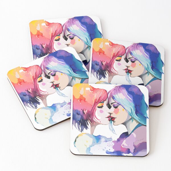 Item preview, 2 girls kissing designed and sold by NoMad-BodyShop.