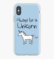 Immer ein Einhorn sein iPhone-Hülle & Cover