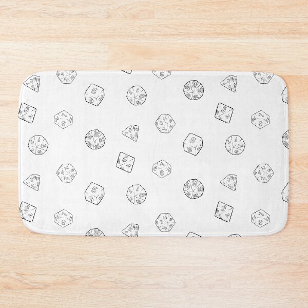 Item preview, TTRPG Dice Pattern designed and sold by Maybe-A-Robot.
