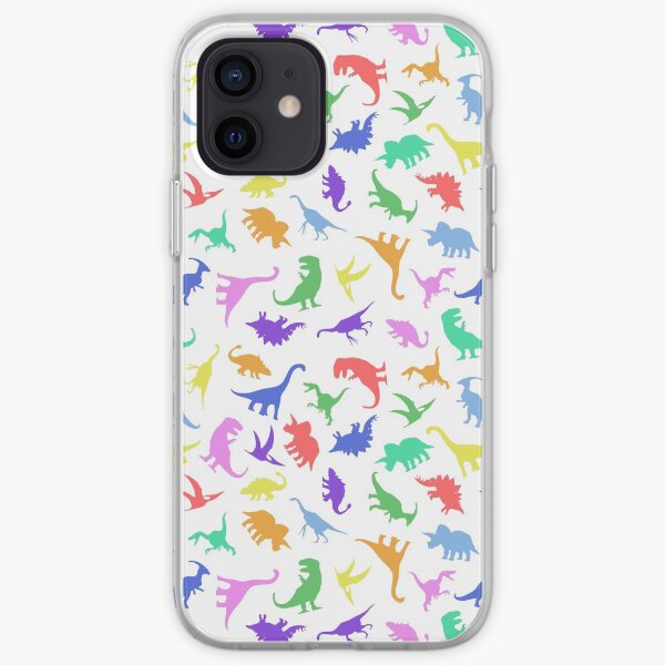 Fun Dinosaur Pattern iPhone Soft Case