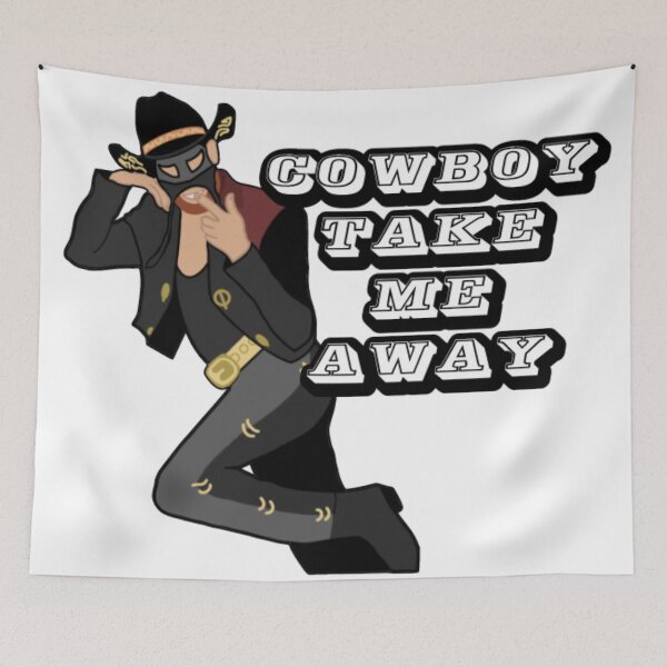 Item preview, Cowboy Take Me Away designed and sold by Cosmic Leviathan Art.