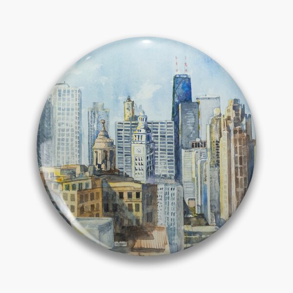 Artikelvorschau, Chicago (John Hancock) entworfen und verkauft von AlonzoFineArt.