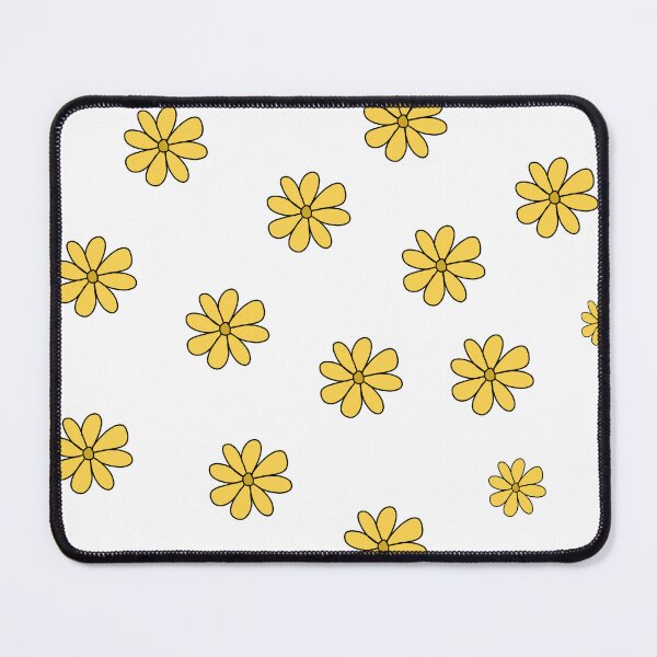 Item preview, Yellow flowers sticker sheet, flower pattern designed and sold by freja4876.