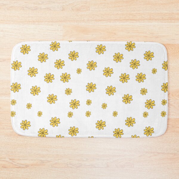 Item preview, Yellow flowers sticker sheet, flower pattern designed and sold by freja4876.