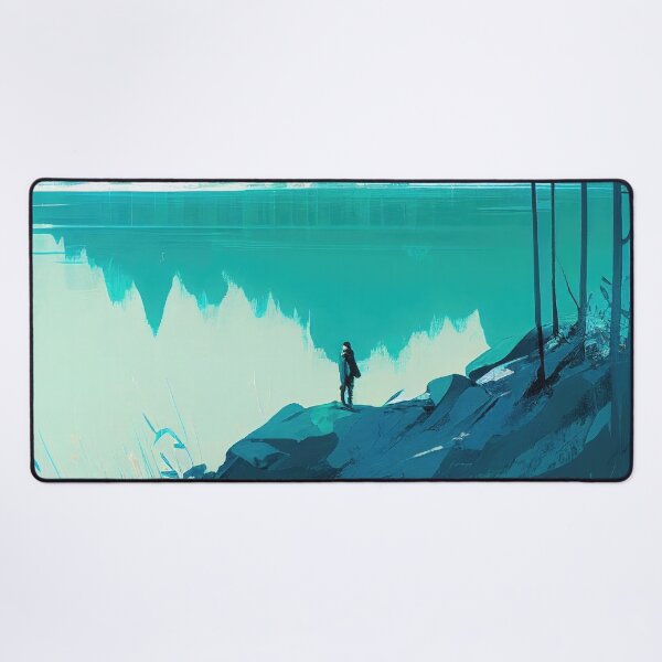 Item preview, Serene Teal Lake Reflections designed and sold by ArkenCross.
