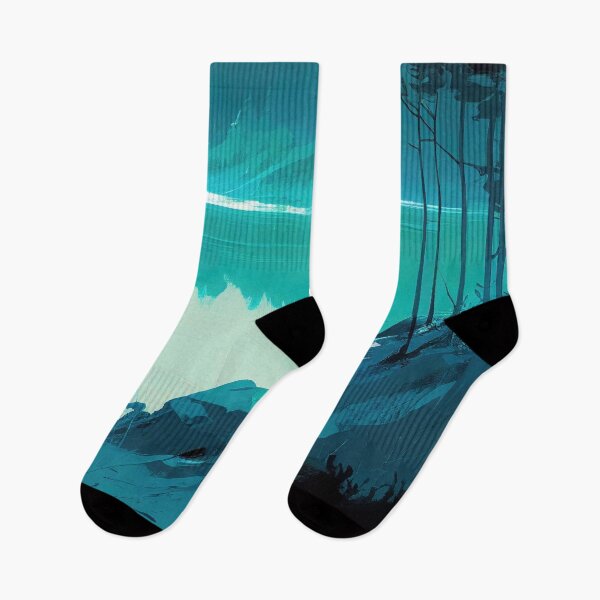 Item preview, Serene Teal Lake Reflections designed and sold by ArkenCross.