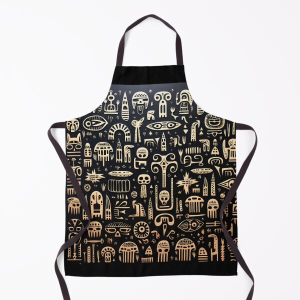 Item preview, Halloween Minimalist Symbolic Sgraffito Line Art Pattern designed and sold by BabydellArt.