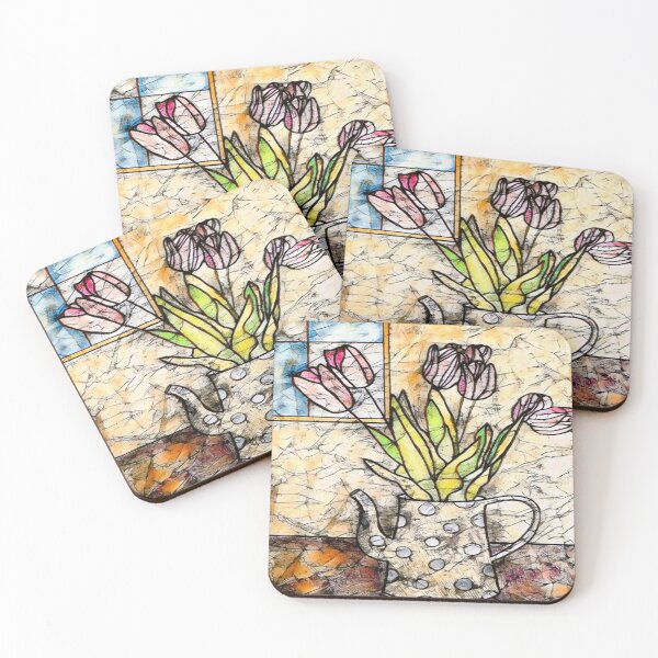 Item preview, Tulips in bloom designed and sold by WiseArtyAnswers.
