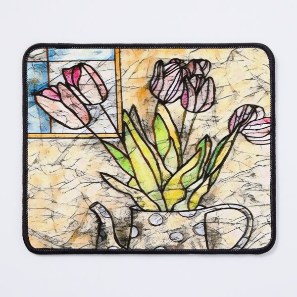 Item preview, Tulips in bloom designed and sold by WiseArtyAnswers.
