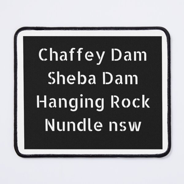 Item preview, Chaffey Dam, Sheba Dam Hanging Rock Things to See in Nundle NSW designed and sold by Reelyfishing.