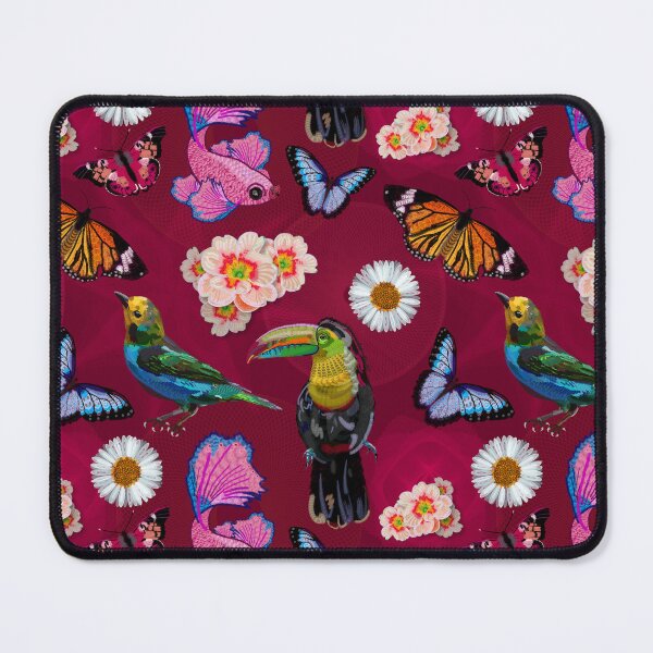 Item preview, Pink petals and plumage designed and sold by RachelEDesigns.