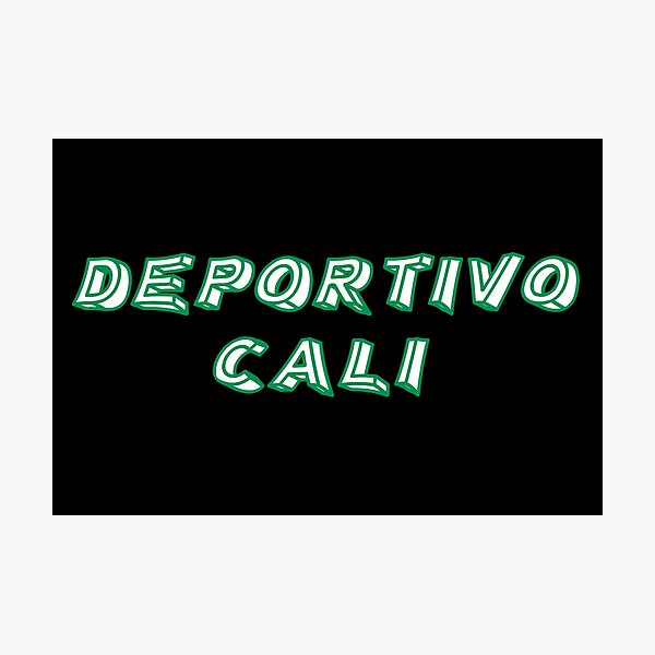 Deportivo Cali, Colombian football club, green logo, green carbon fiber  background, HD wallpaper