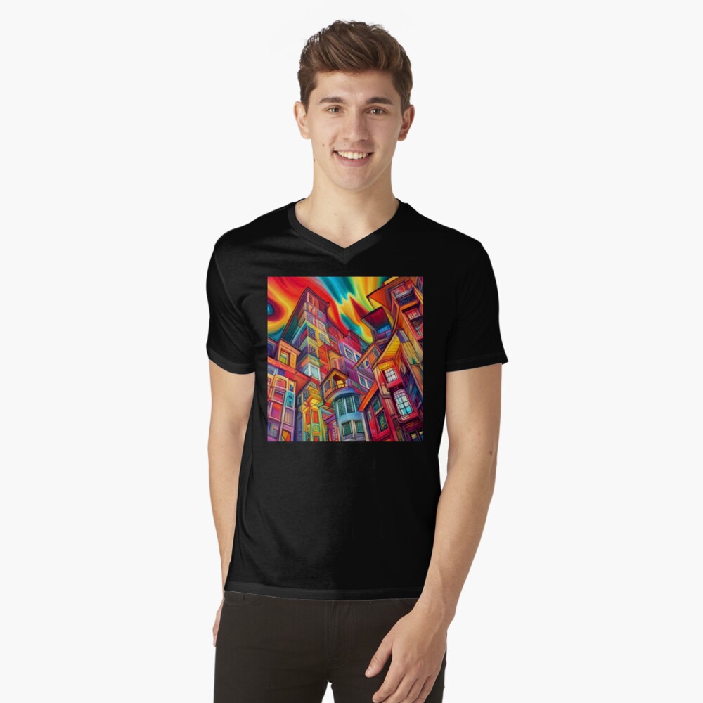 Item preview, V-Neck T-Shirt designed and sold by BrooklynPopArts.