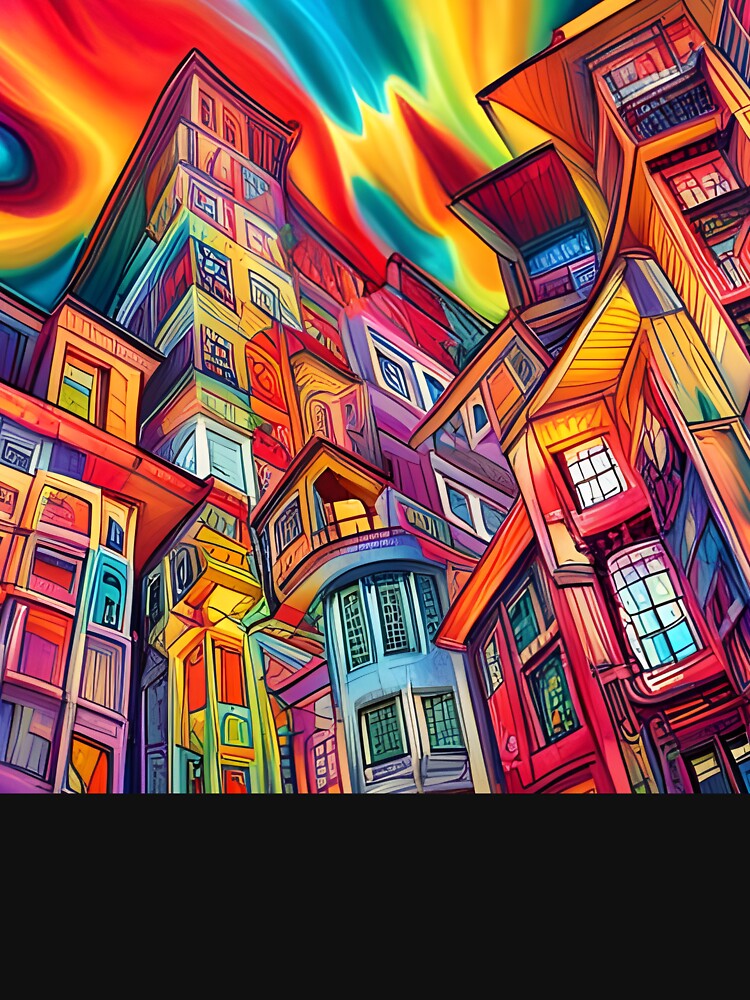 Thumbnail 7 of 7, Active T-Shirt, Graffiti City designed and sold by BrooklynPopArts.