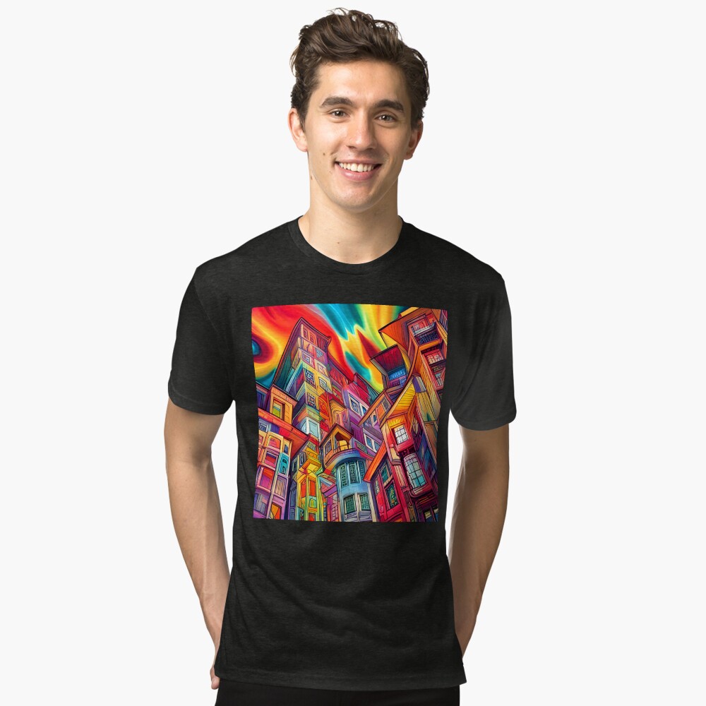 Item preview, Tri-blend T-Shirt designed and sold by BrooklynPopArts.