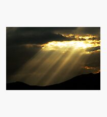 Sunburst - Saratoga Springs, Utah Photographic Print